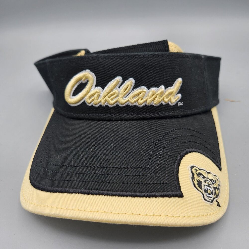 The GAME Hat OAKLAND UNIVERSITY GOLDEN GRIZZLIES Visor Cap Nwt